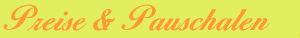 Preise und Pauschalen